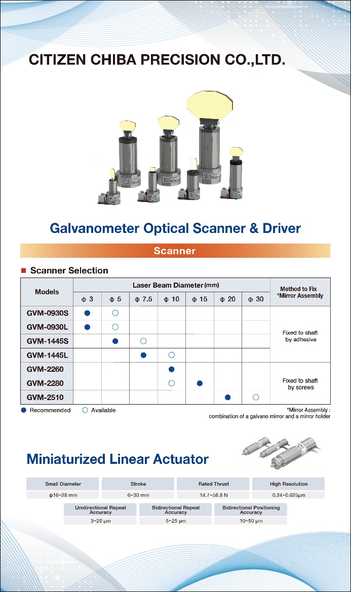 微型馬達/ 雷射振鏡